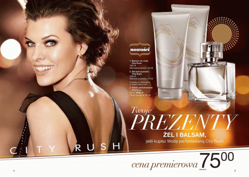 Avon City Rush for Her - w prezencie żel pod prysznic i balsam do ciała