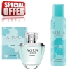 La Rive Aqua Woman - zestaw promocyjny, woda perfumowana, dezodorant