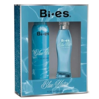 Bi Es Blue Water Women - zestaw, woda perfumowana, dezodorant