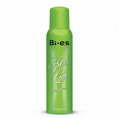 Bi Es Kiss Of Love Green Woman - dezodorant 150 ml