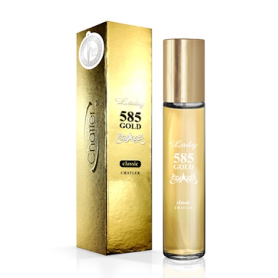 Chatler 585 Gold Lady - zestaw promocyjny, woda perfumowana 100 ml, woda perfumowana 30 ml