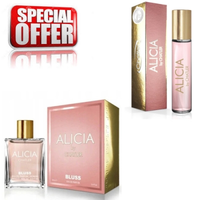 Chatler Alicia Bluss - zestaw promocyjny, woda perfumowana 100 ml, woda perfumowana 30 ml