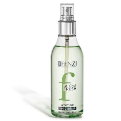 JFenzi Le Chel Fresh  - zestaw promocyjny dla kobiet, woda perfumowana 100 ml, perfumowana mgiełka do ciała [body splash] 200 ml