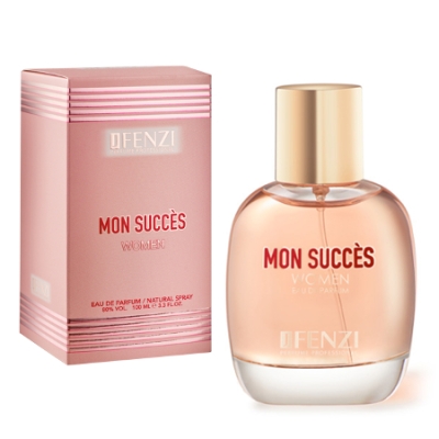 JFenzi Mon Succes Women - zestaw promocyjny dla kobiet, woda perfumowana 100 ml, roll-on 10 ml