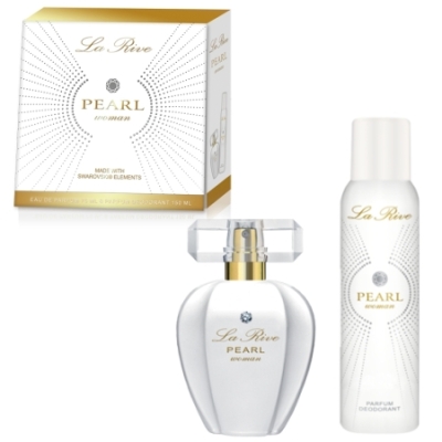 La Rive Pearl Women - zestaw, woda perfumowana, dezodorant