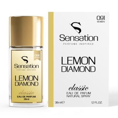 Sensation 091 Lemon Diamond - damska woda perfumowana 36 ml
