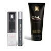 JFenzi Opal Glamour - zestaw promocyjny dla kobiet, woda perfumowana roll-on 10 ml, balsam do ciala 200 ml
