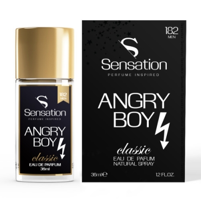 Sensation 182 Angry Boy - odpowiednik perfum Herrera Bad Boy, woda perfumowana 36 ml