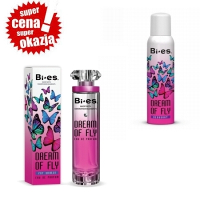 Bi Es Dream of Fly - zestaw promocyjny, woda perfumowana, dezodorant