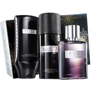 Avon Elite Gentleman - zestaw, woda toaletowa, żel pod prysznic, dezodorant