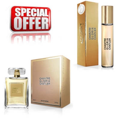 Chatler Chantre Gloria - zestaw promocyjny, woda perfumowana 100 ml, woda perfumowana 30 ml