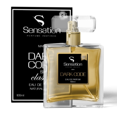 Sensation Dark Code Sport No.135 - odpowiednik perfum Armani Code Sport, woda perfumowana dla męzczyzn 100 ml