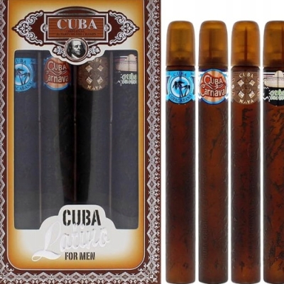 Cuba Latino Men - CopaCabana, Carnaval, Maya, Cactus - zestaw 4 x 35 ml