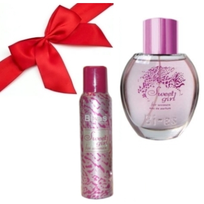 Bi Es Sweet Girl - zestaw, woda perfumowana tester, dezodorant
