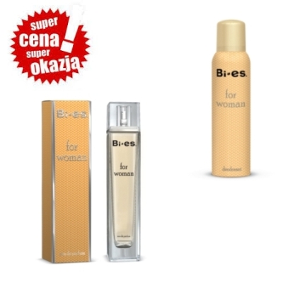 Bi Es For Woman - zestaw promocyjny, woda perfumowana, dezodorant