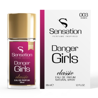 Sensation 003 Danger Girls - odpowiednik perfum Bruno Banani Dangerous, woda perfumowana 36 ml