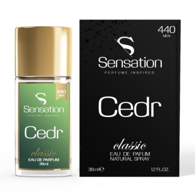 Sensation 440 Cedr - odpowiednik perfum Armani Eau de Cedre, woda perfumowana 36 ml