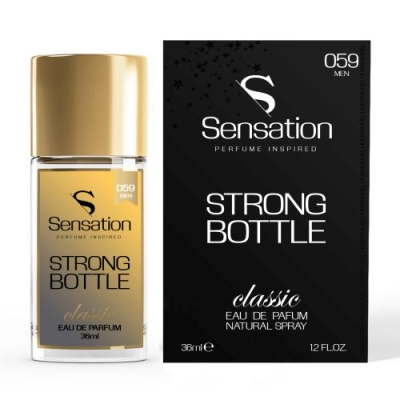 Sensation 059 Strong Bottle - odpowiednik perfum Boss Bottled Intense, męska woda perfumowana 36 ml