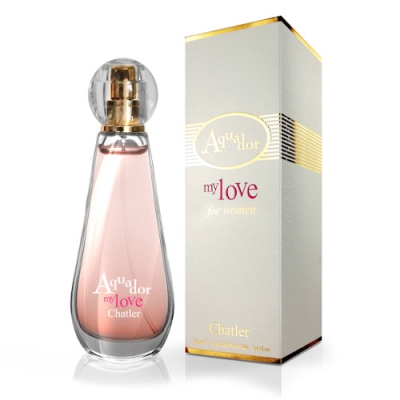 Chatler Aquador My Love - zestaw promocyjny dla kobiet, woda perfumowana 100 ml, woda perfumowana 30 ml