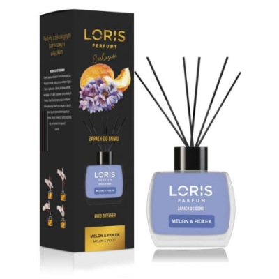 Loris Melon & Fiołek, Patyczki zapachowe - 120 ml