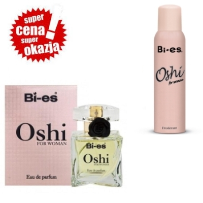 Bi Es Oshi for Woman - zestaw promocyjny, woda perfumowana, dezodorant
