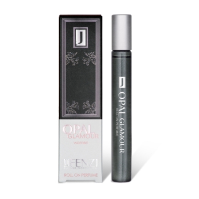 JFenzi Opal Glamour - zestaw promocyjny dla kobiet, woda perfumowana roll-on 10 ml, balsam do ciala 200 ml