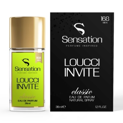 Sensation 168 Loucci Invite - odpowiednik perfum Gucci Envy Men, woda perfumowana dla mężczyzn 36 ml
