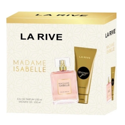 Madame Isabelle La Rive - Zestaw dla kobiet. Woda perfumowana 100 ml, Żel pod prysznic 100 ml