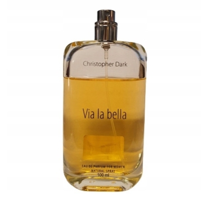 Tester Christopher Dark Via La Bella - woda perfumowana dla kobiet, 80 ml