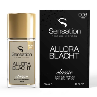 Sensation 006 Allora Blacht - odpowiednik perfum , woda perfumowana dla mężczyzn 36 ml