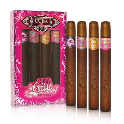 Cuba Latina Women - CopaCabana, Carnaval, Maya, Cactus - zestaw 4 x 35 ml