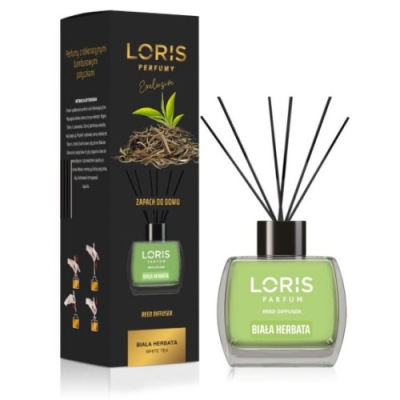 Loris Biała Herbata, Patyczki zapachowe - 120 ml